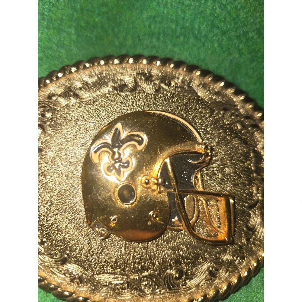 Vtg. 1978 Raintree New Orleans Saints Belt Buckle (Y-7)